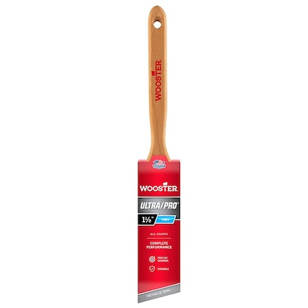 Wooster 1-1/2" Angle Sash Firm, Nylon/Polyester Bristle, Paint Brush 4174